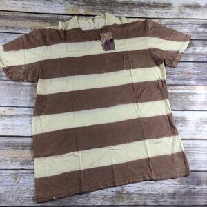 Alternative Manzanita Strip Yellow & Tan Tee